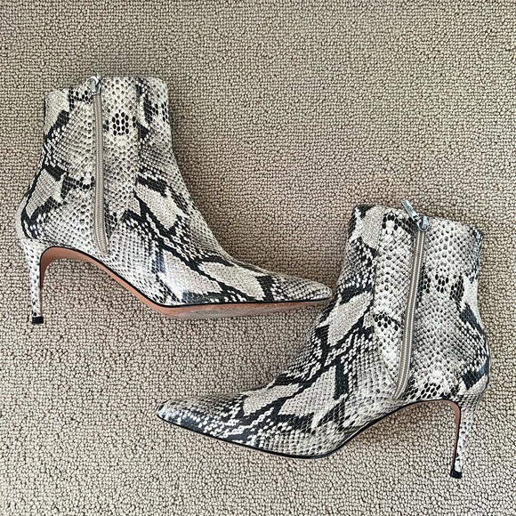 Schutz Snake Print Booties - Picture 4 of 4